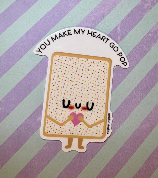 Pop Tart Sticker - Apridot Studios