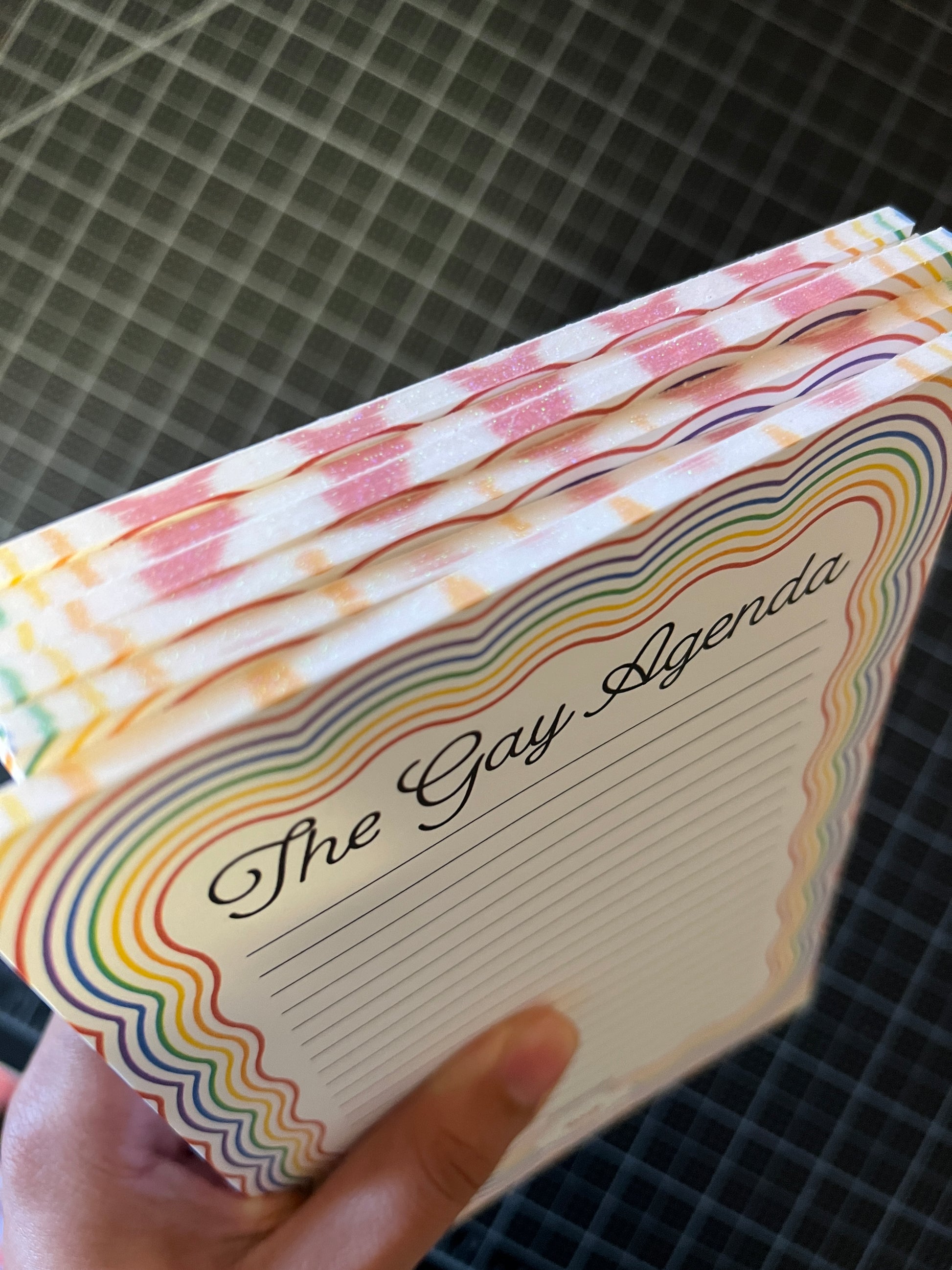 The Gay Agenda Notepad - Apridot Studios