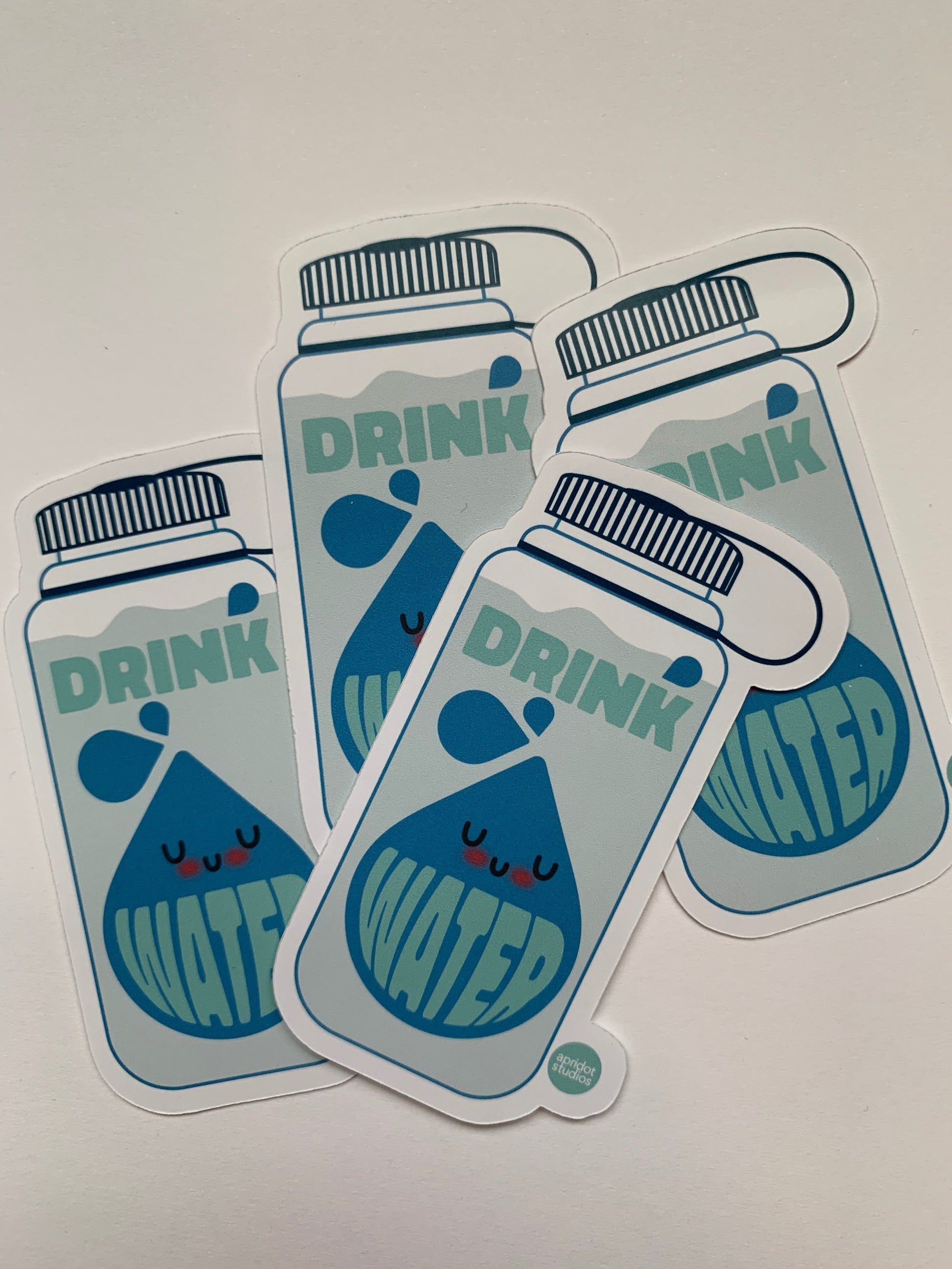 Drink Water Sticker - Apridot Studios