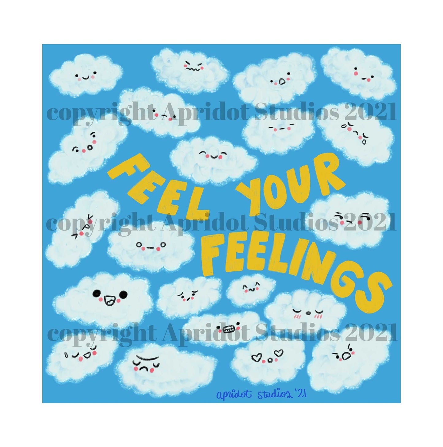 Feel Your Feelings Print - Apridot Studios