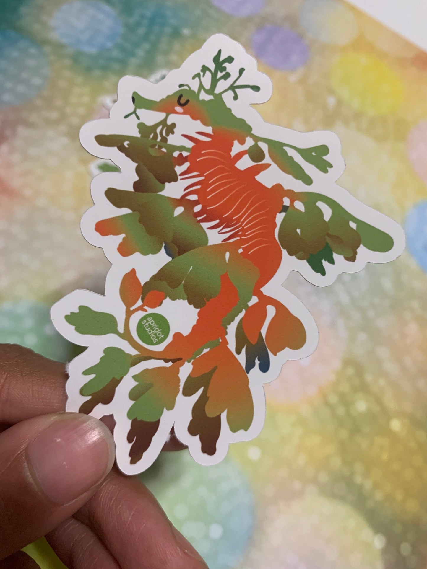 Sea Dragon Sticker - Apridot Studios