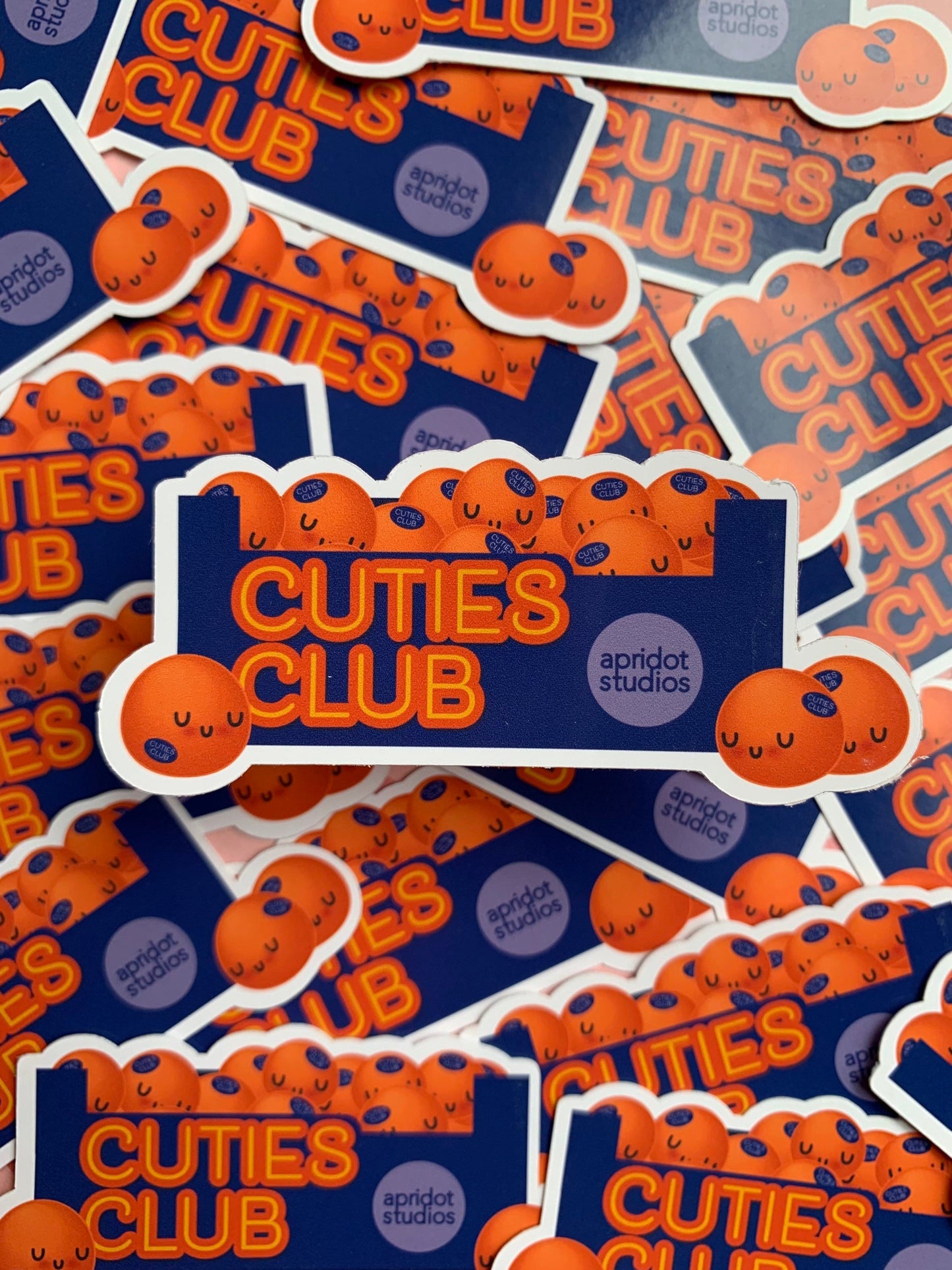 Cuties Club Sticker - Apridot Studios