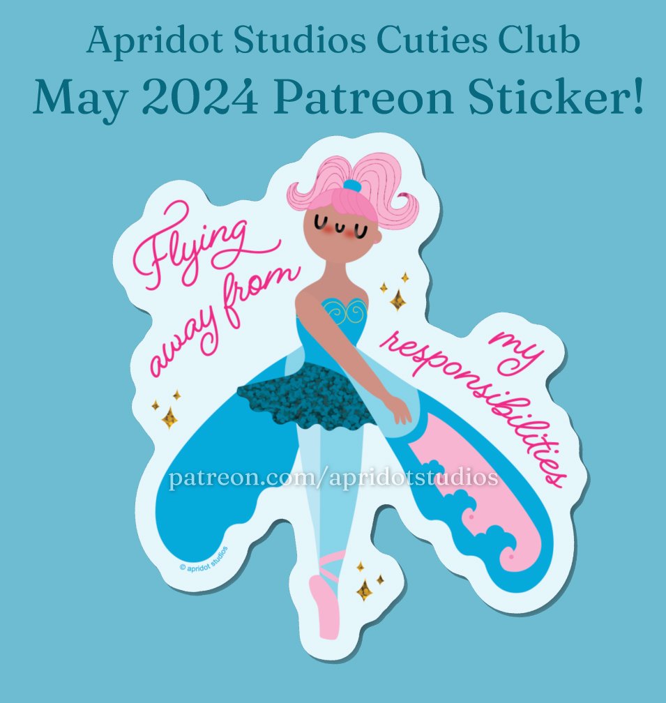 Irresponsible Sky Dancer Sticker - Apridot Studios