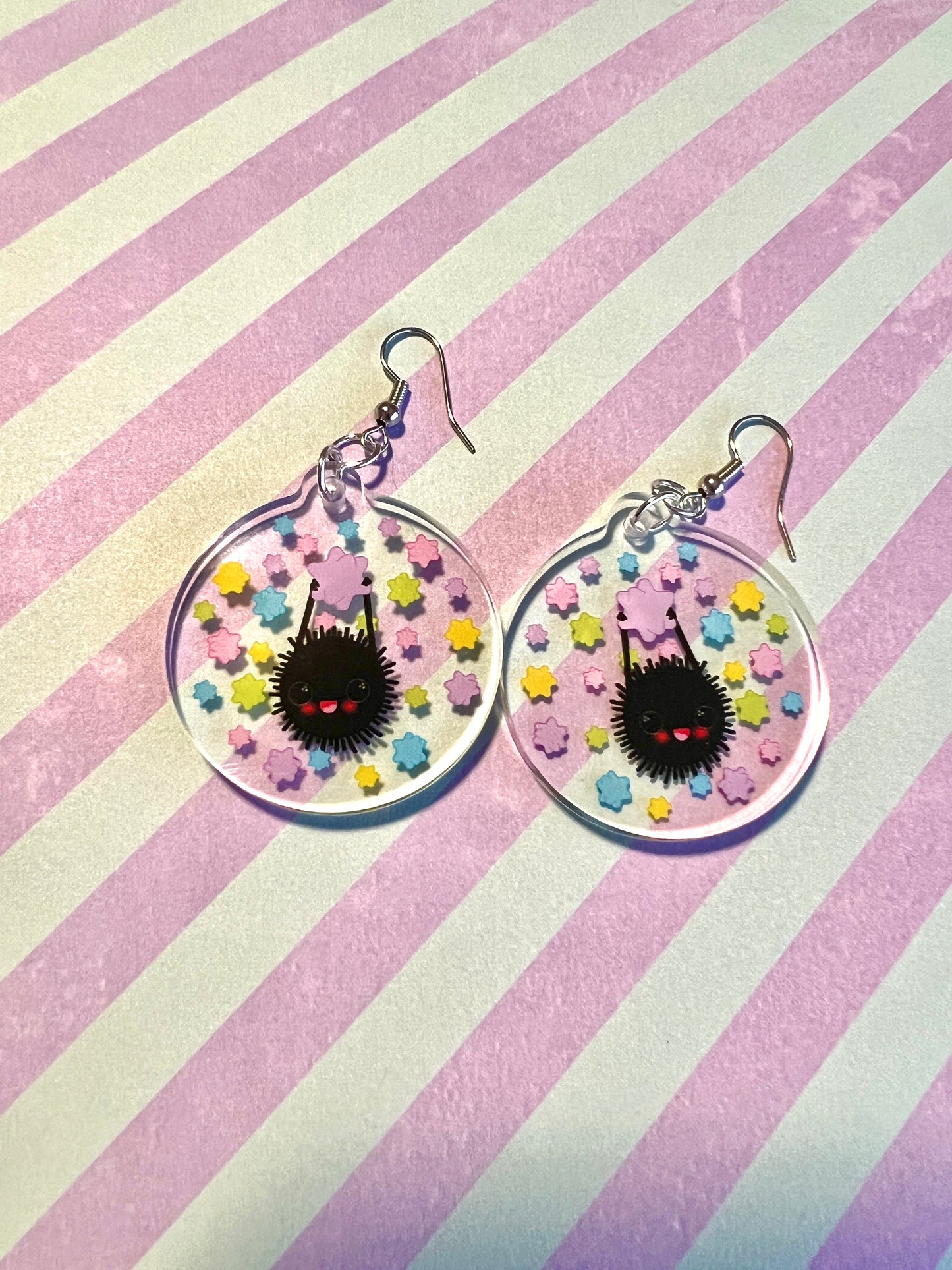 Candy Pride Acrylic Earrings - Apridot Studios