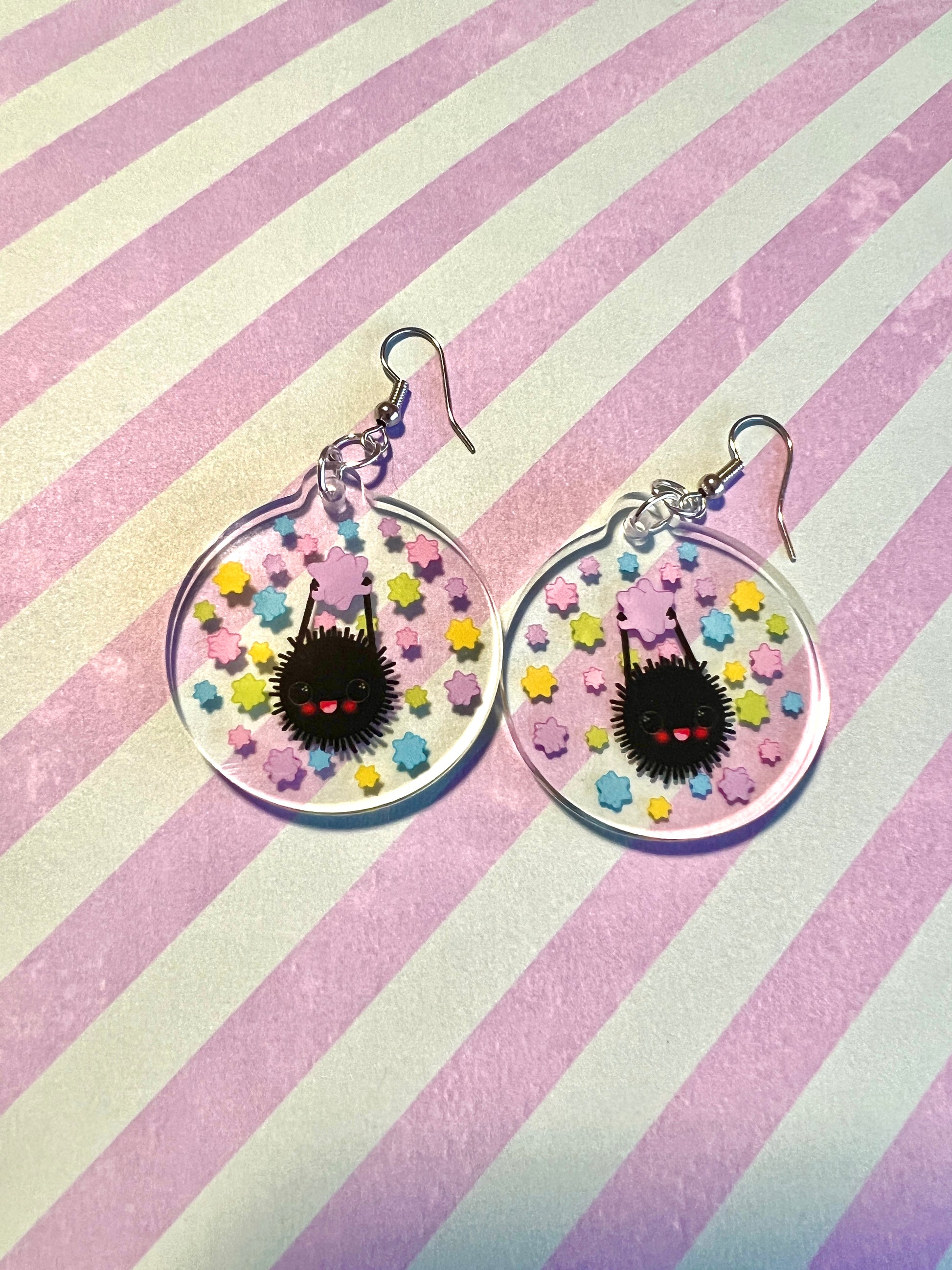 Candy Pride Acrylic Earrings - Apridot Studios