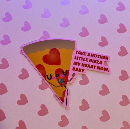 Pizza My Heart Sticker