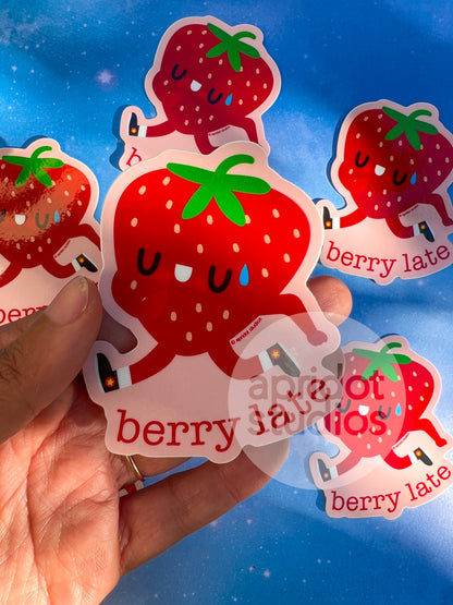 Berry Late Sticker