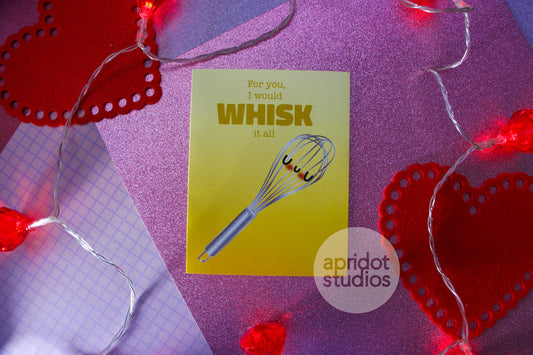Whisk It All Card - Apridot Studios