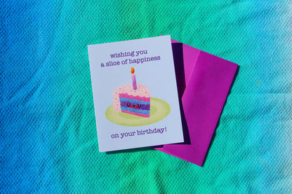 Slice of Happiness Birthday Card