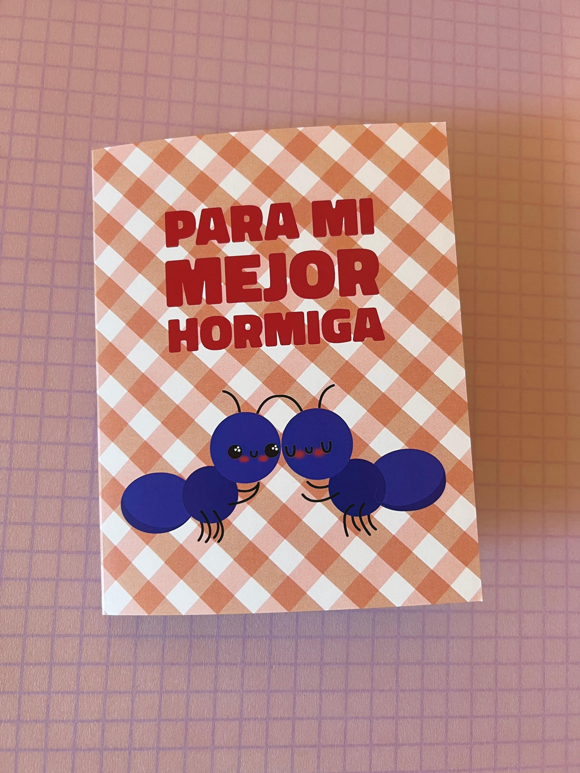 Para Mi Mejor Hormiga Greeting Card - Apridot Studios