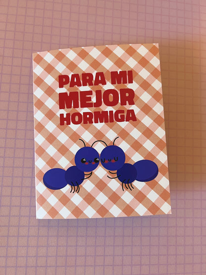 Para Mi Mejor Hormiga Greeting Card - Apridot Studios