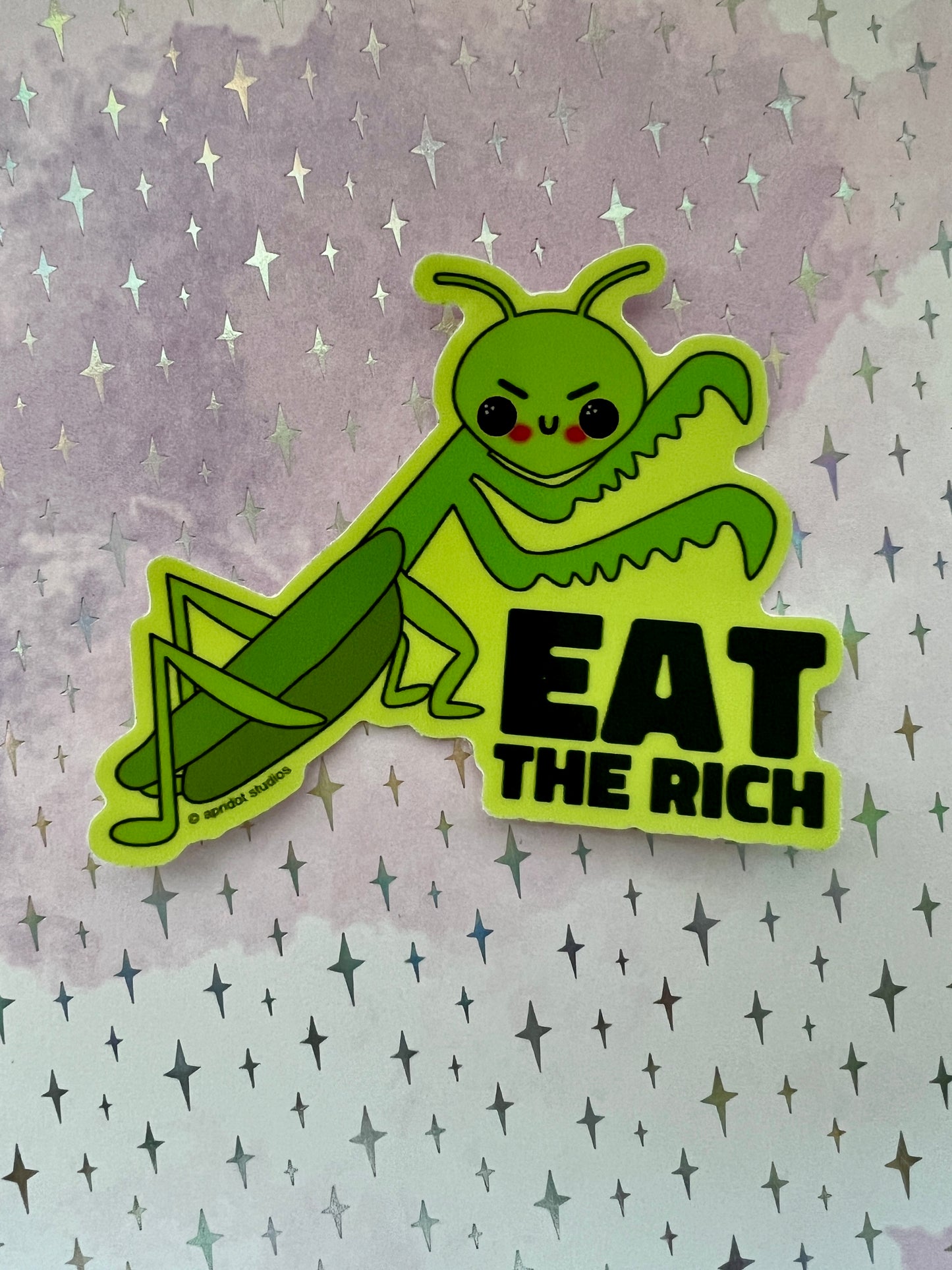 Eat the Rich Sticker - Apridot Studios