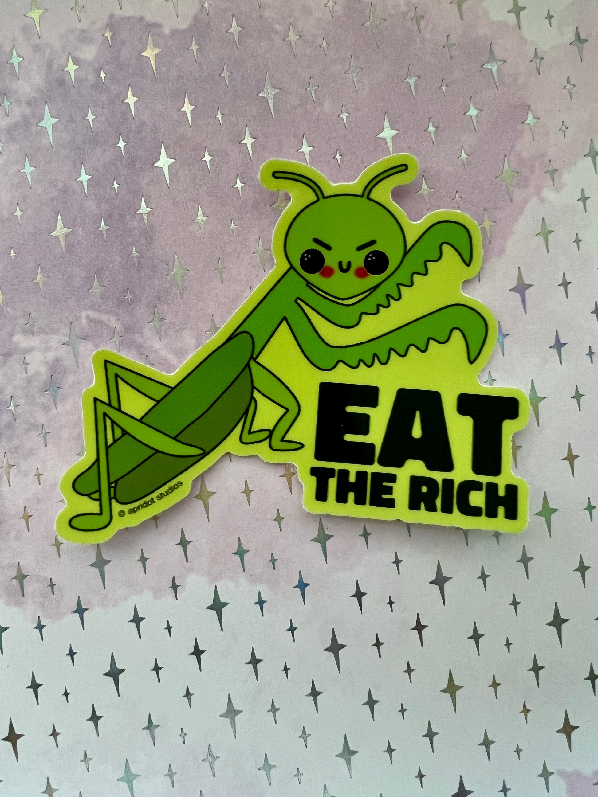 Eat the Rich Sticker - Apridot Studios