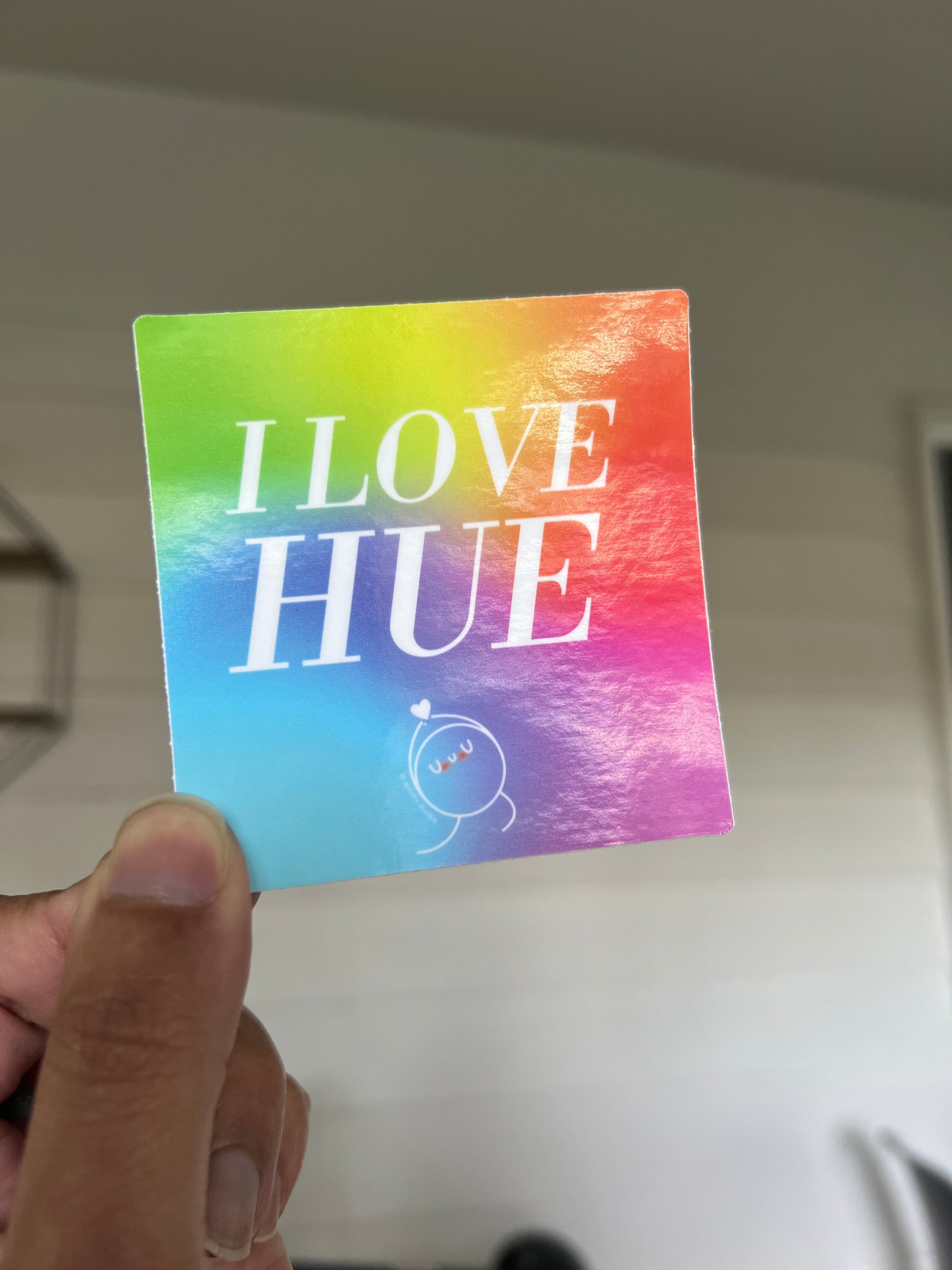 I Love Hue Sticker - Apridot Studios