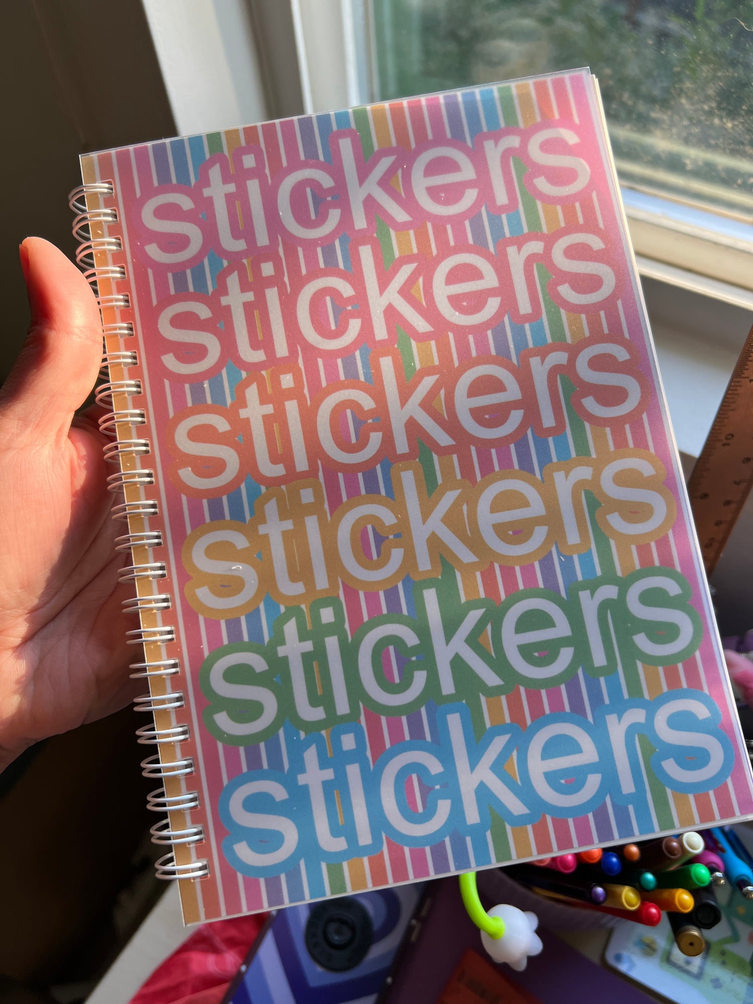 Pastel Candy Reusable Sticker Book - Apridot Studios