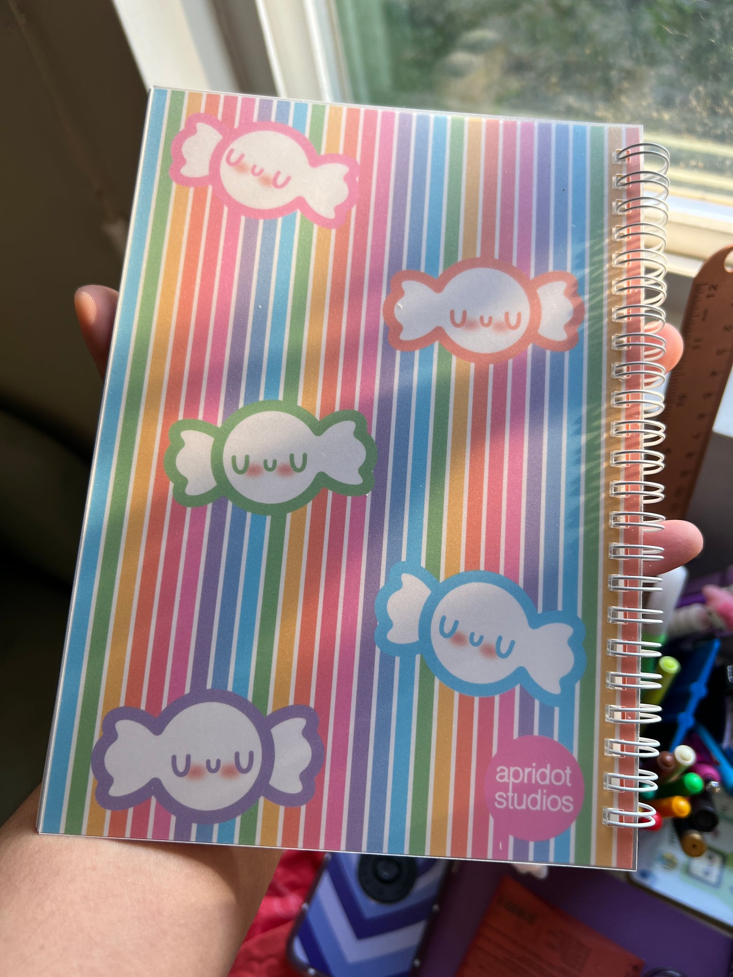 Pastel Candy Reusable Sticker Book - Apridot Studios