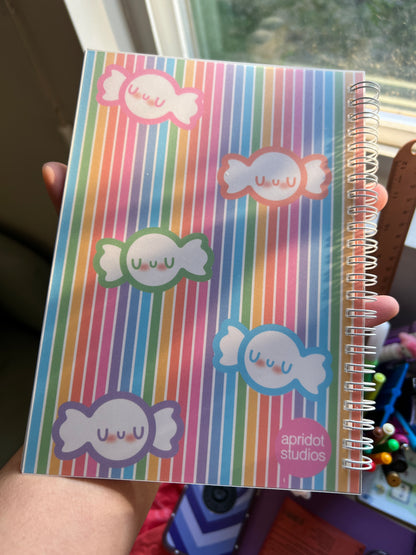 Pastel Candy Reusable Sticker Book - Apridot Studios