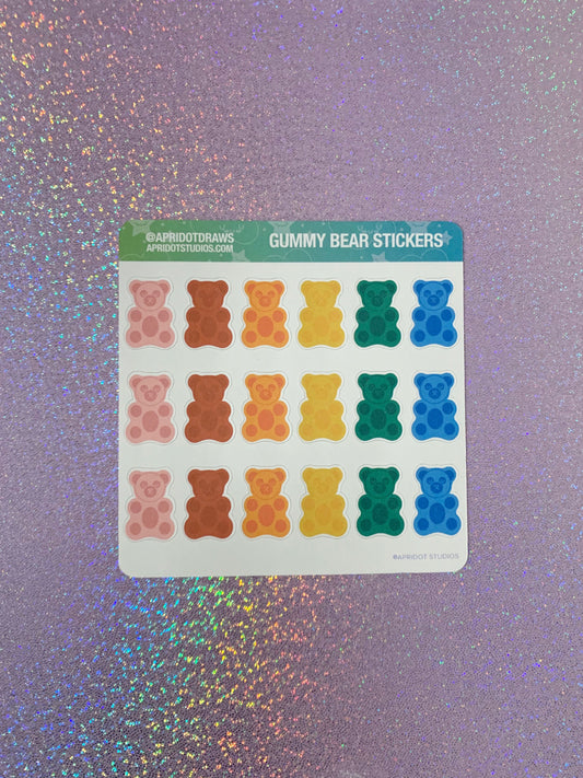 Gummy Bear Sticker sheet