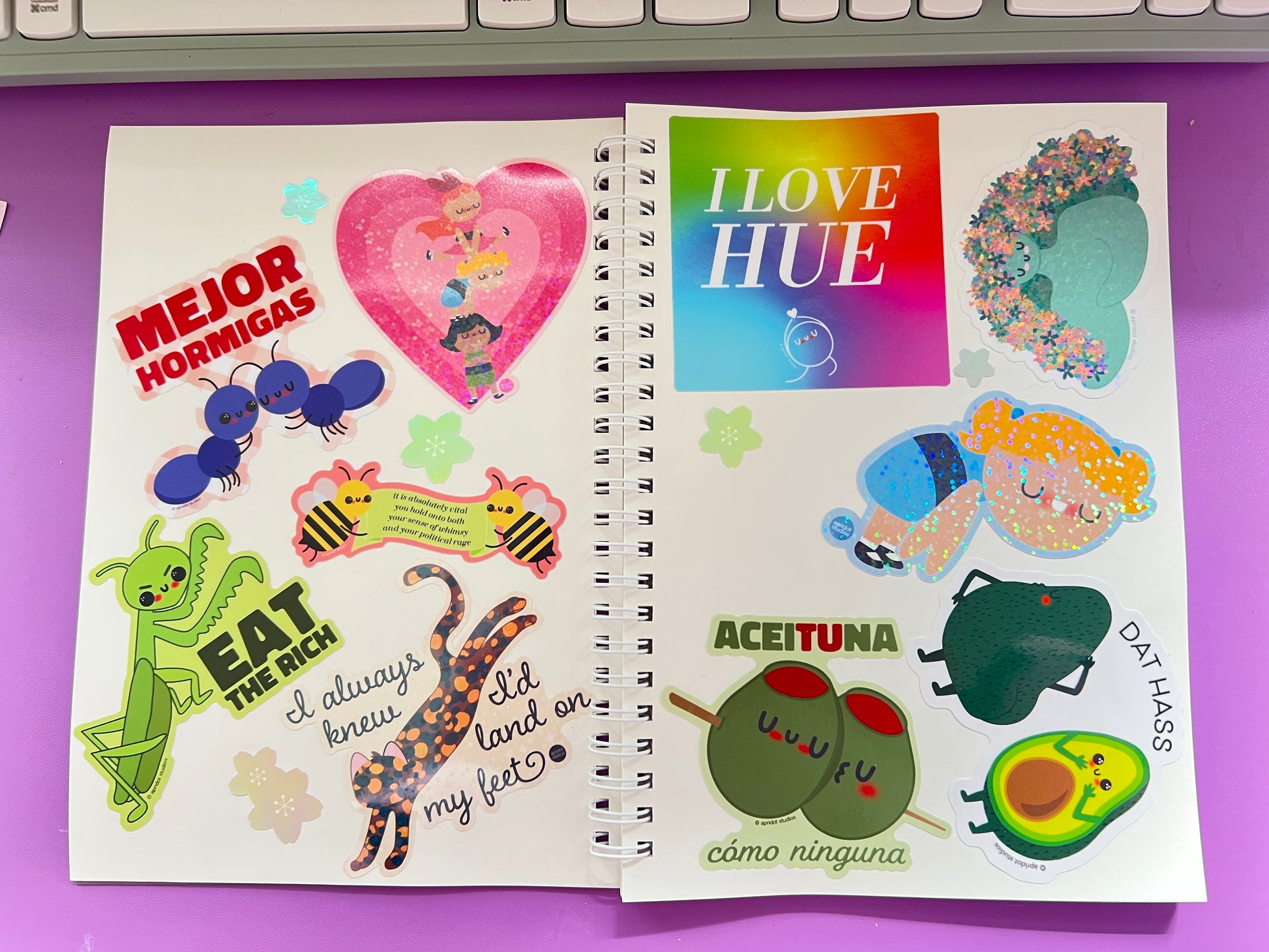 Pastel Candy Reusable Sticker Book - Apridot Studios