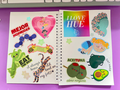 Pastel Candy Reusable Sticker Book - Apridot Studios