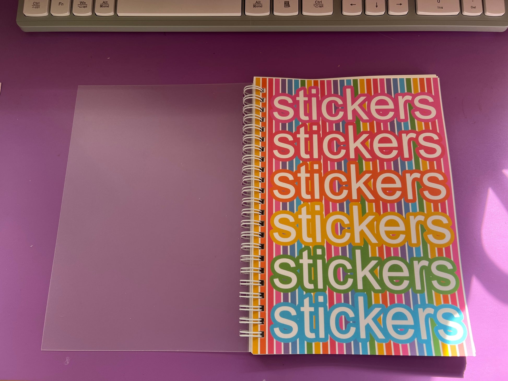 Pastel Candy Reusable Sticker Book - Apridot Studios