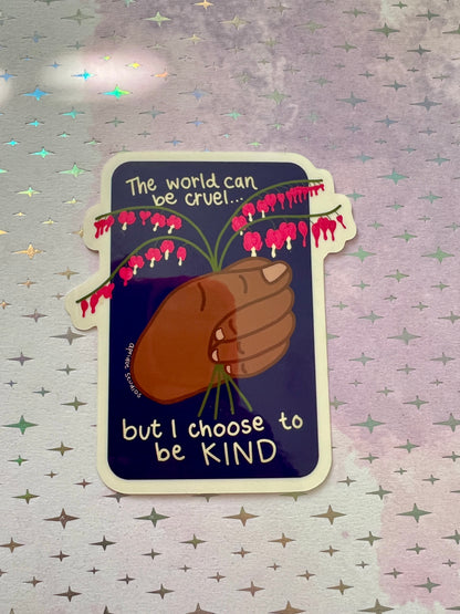 Bleeding Heart Sticker - Apridot Studios
