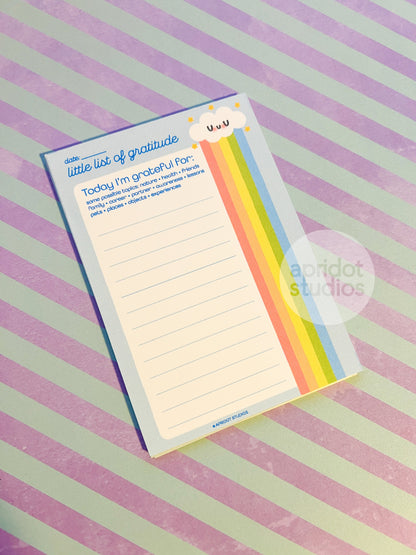 Little List of Gratitude Notepad