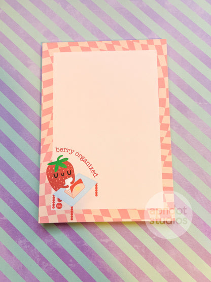 Berry Organized Notepad