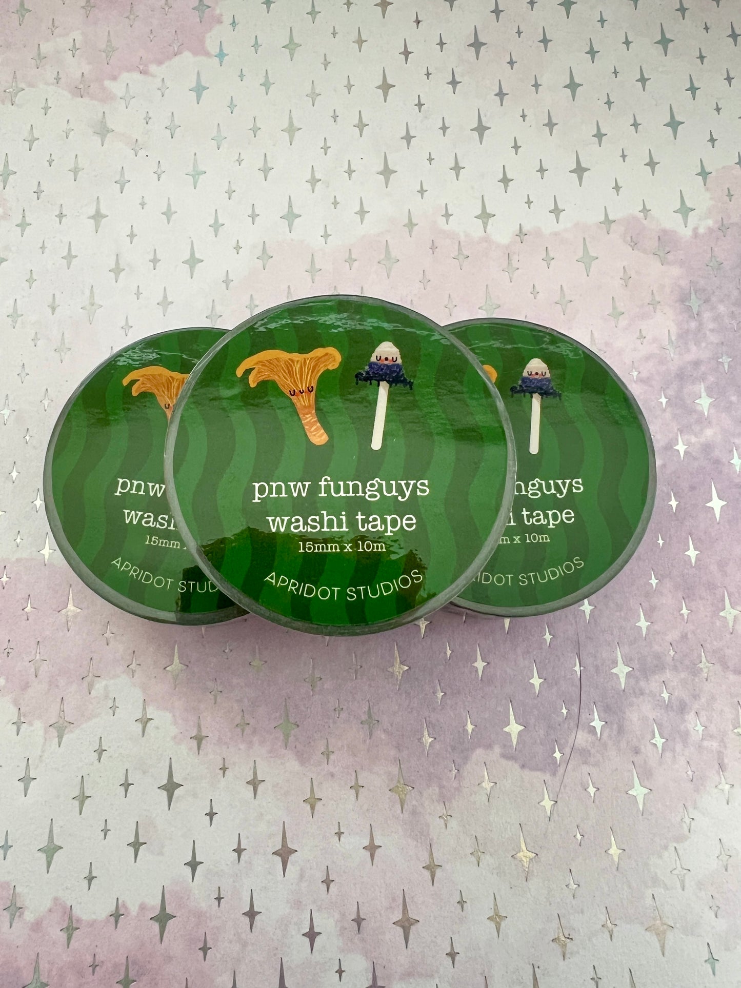 PNW Funguys Washi Tape - Apridot Studios