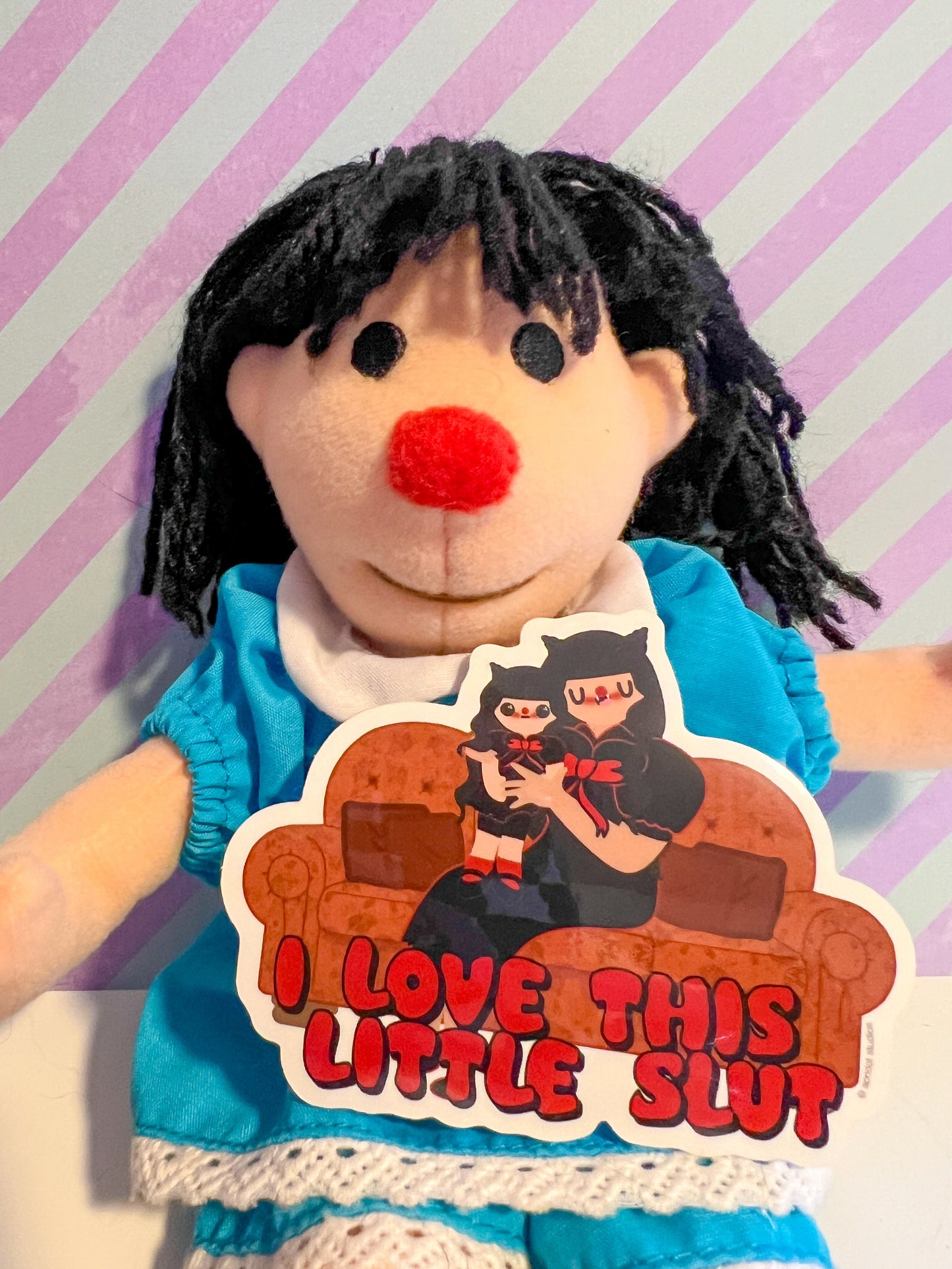 I Love This Little Sl*t Nadja Sticker - Apridot Studios