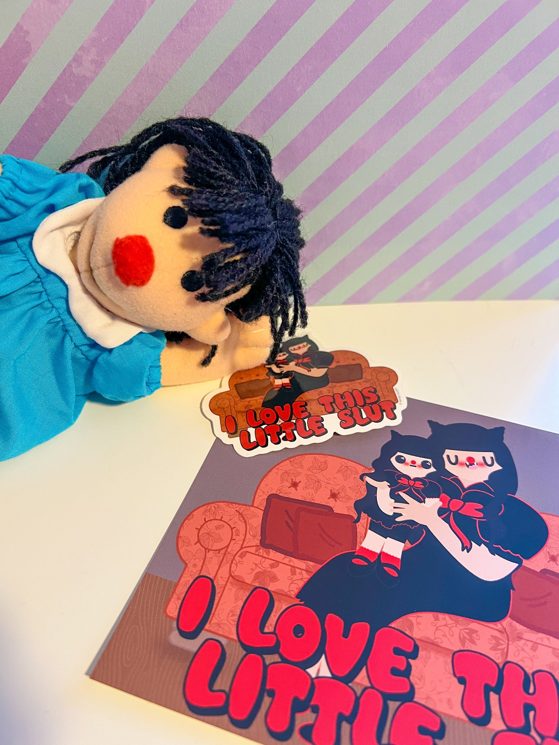 I Love This Little Sl*t Nadja Sticker - Apridot Studios