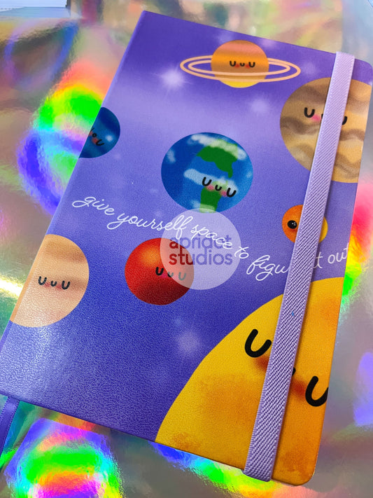 Give Yourself Space Notebook - Apridot Studios