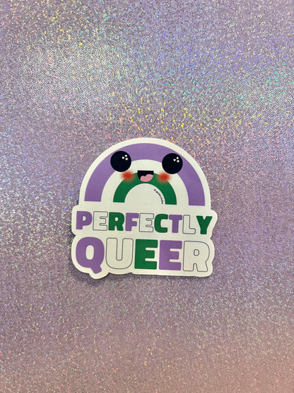 Perfectly Queer Pride Rainbow Sticker