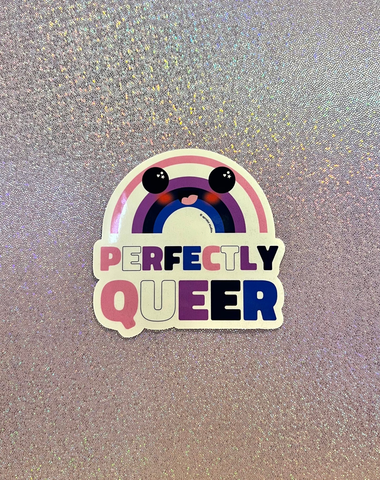 Perfectly Queer Pride Rainbow Sticker