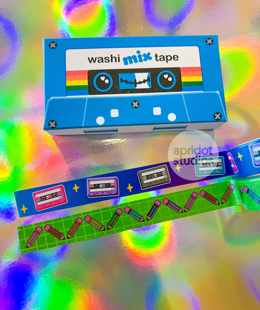 Washi Mix Tape Box - Apridot Studios
