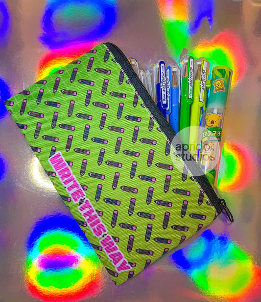 Write This Way Pencil Pouch - Apridot Studios