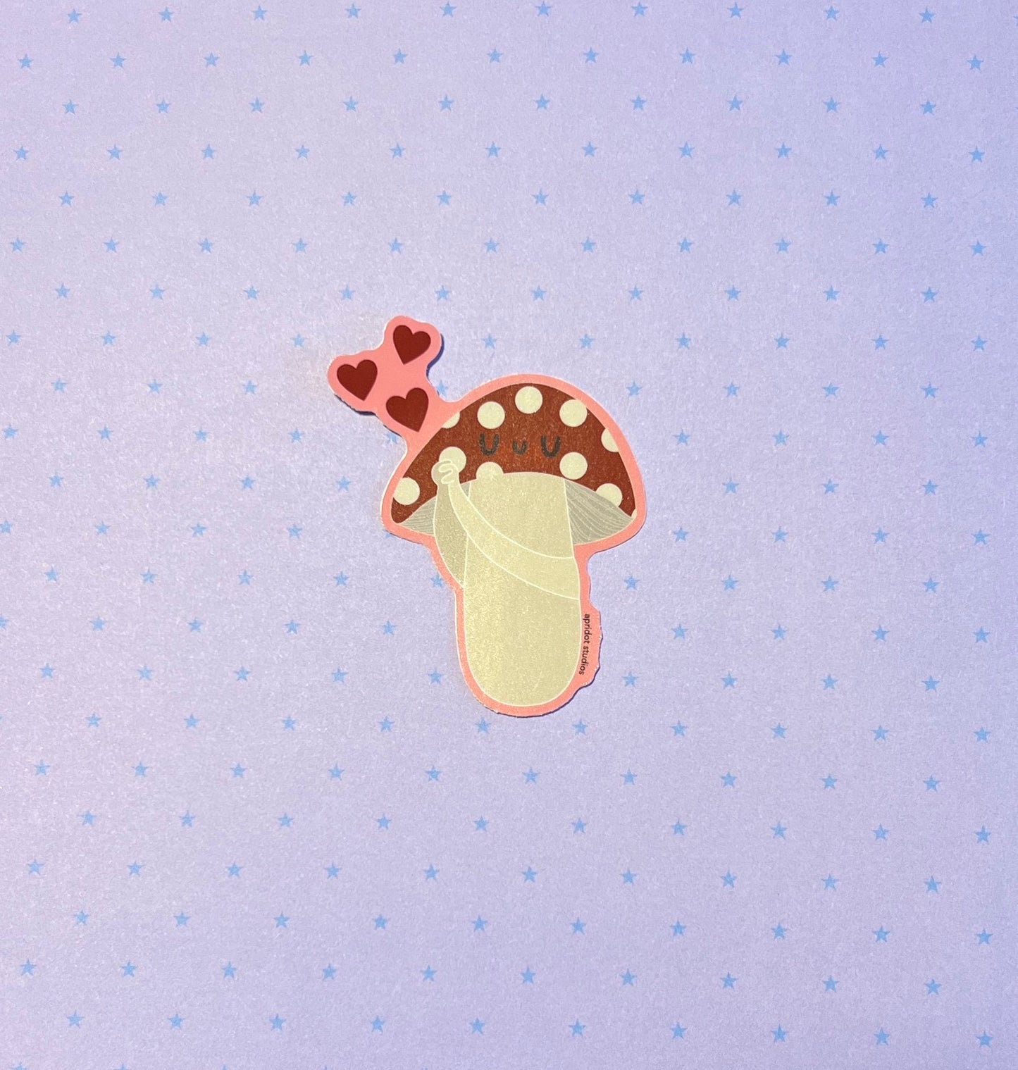 Mushroom in my heart Sticker