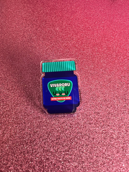 Vivaporu (Vicks) Acrylic Pin - Apridot Studios
