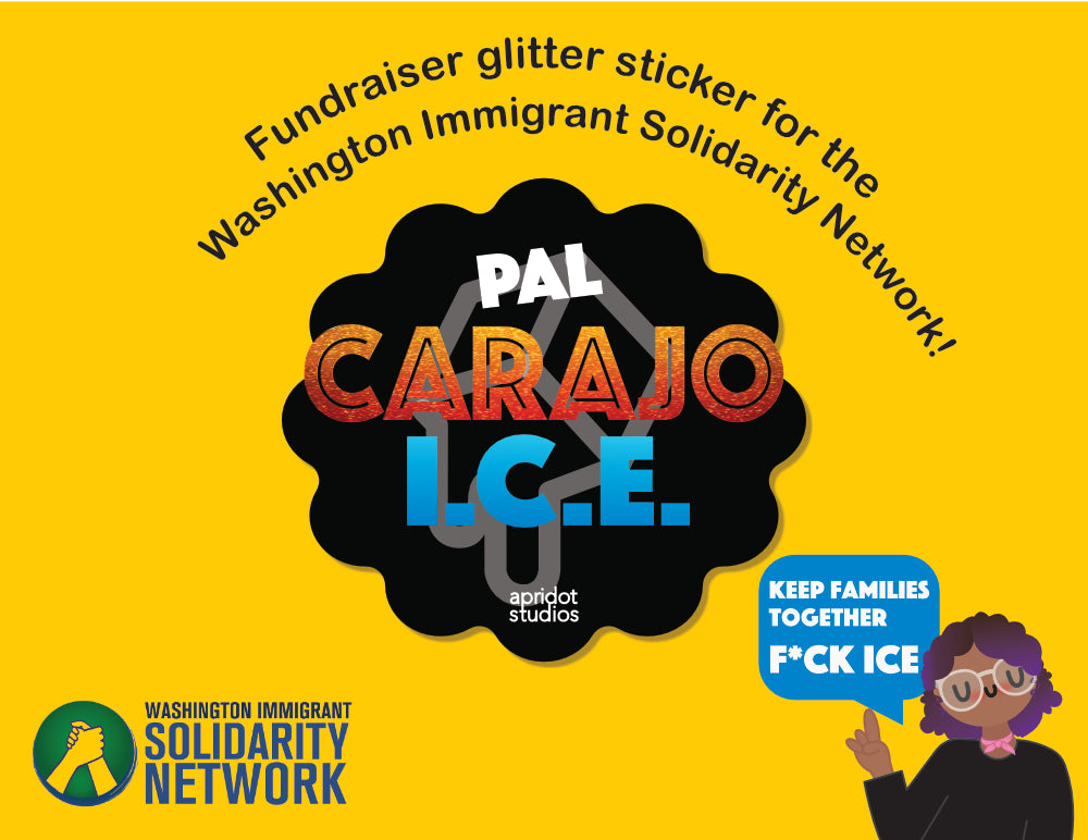 Pal Carajo ICE Glitter Sticker *FUNDRAISER*