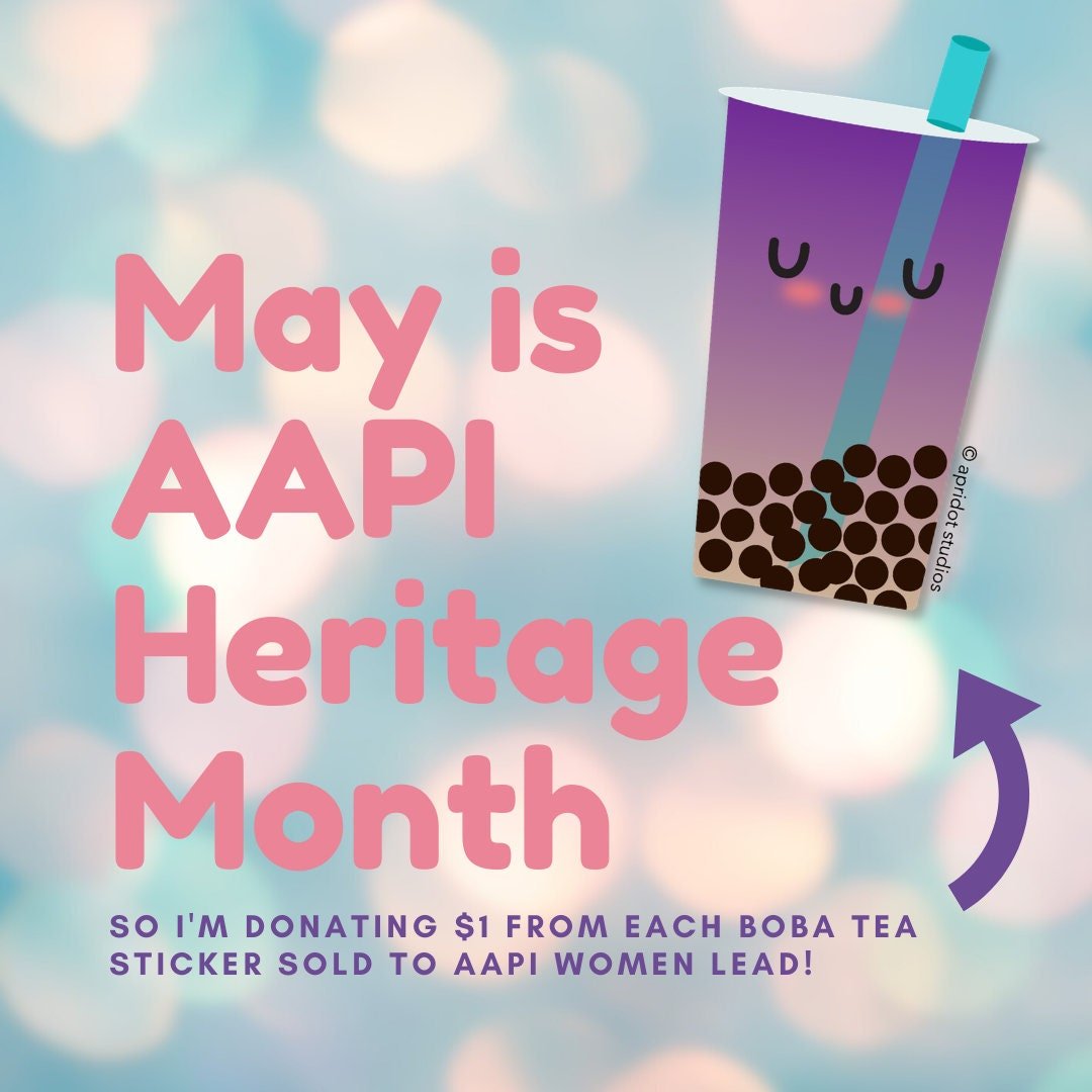 Boba Tea Sticker - Apridot Studios