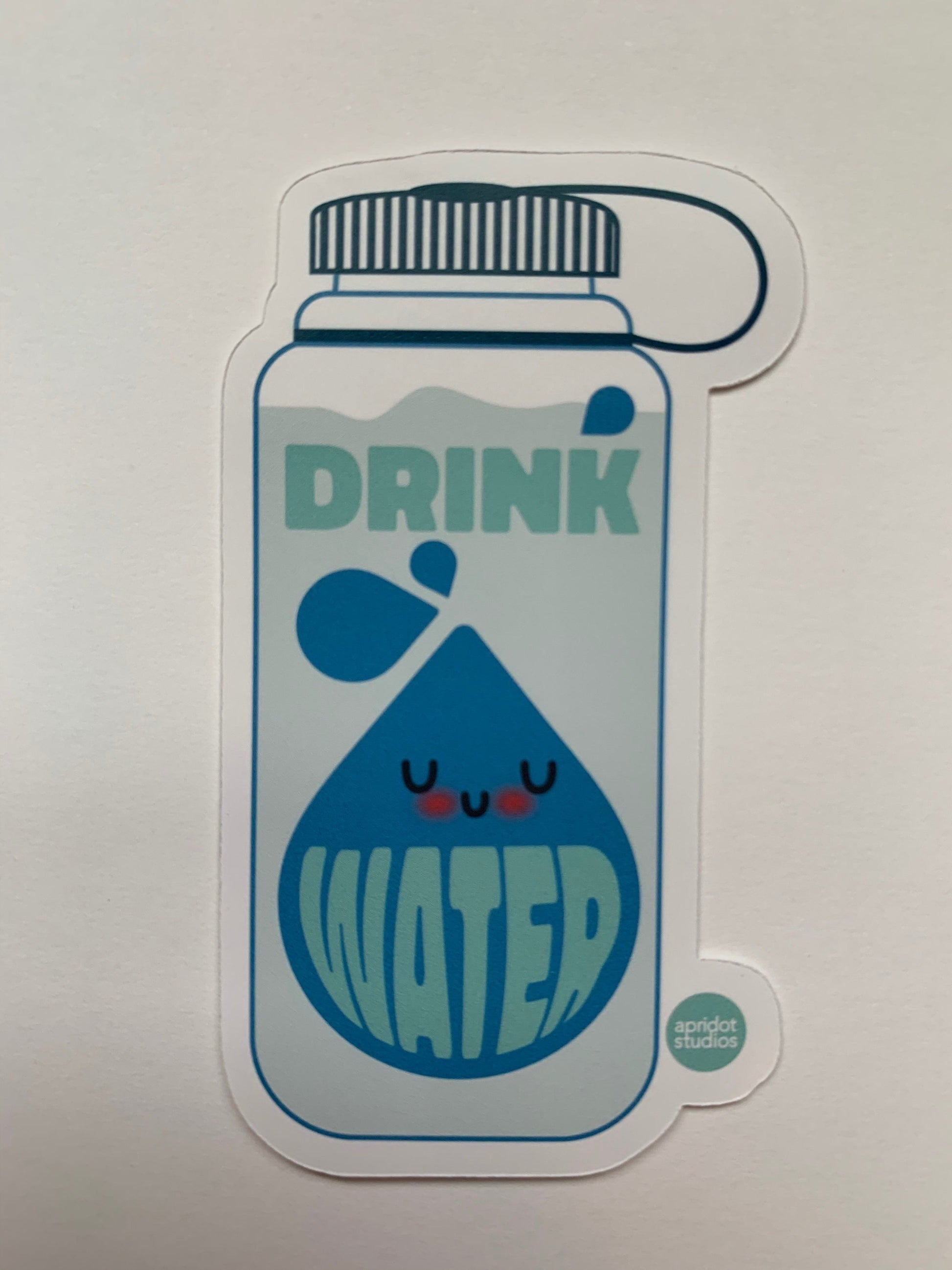 Drink Water Sticker - Apridot Studios