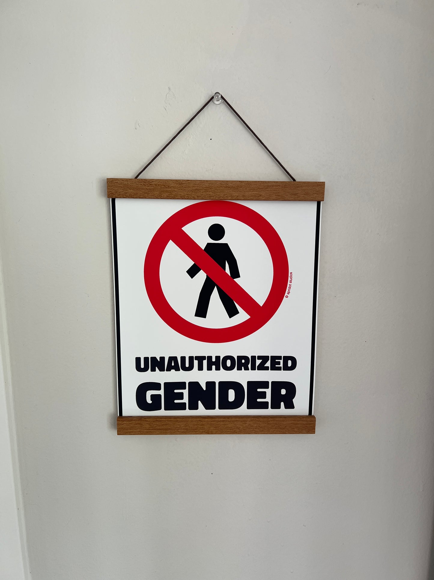 Unauthorized Gender Print - Apridot Studios